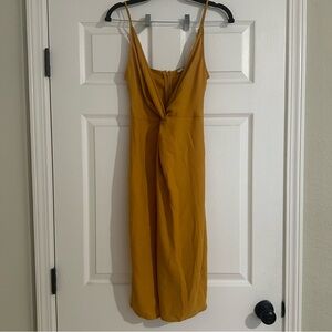 Mustard Midi Dress